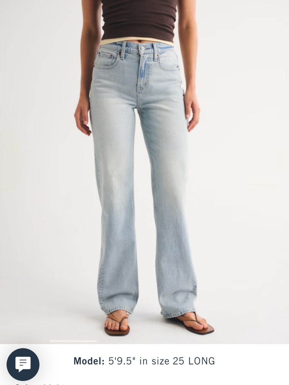 Abercrombie & Fitch Light Blue Flare Jeans
